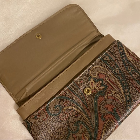 Vintage Paisley Wallet / Billfold & Checkbook - Picture 12 of 16